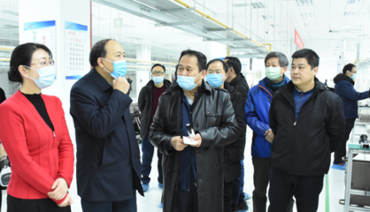 省臺辦考察新港區臺資企業，推動技術交流合作